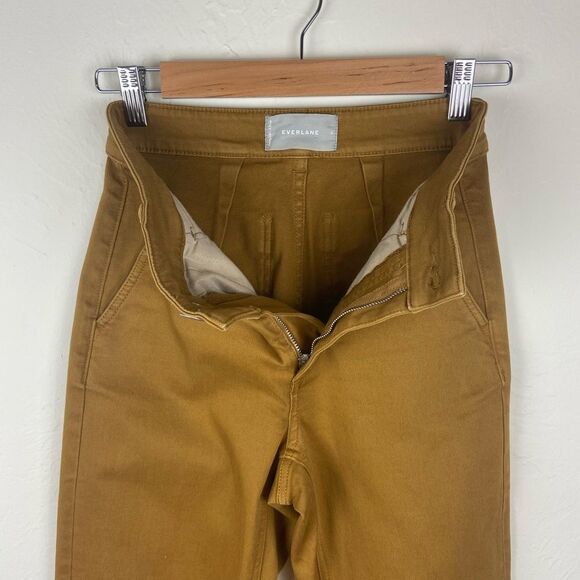 Everlane ‘The Straight Leg’ Crop Pant - Golden Brown - Picture 8 of 8